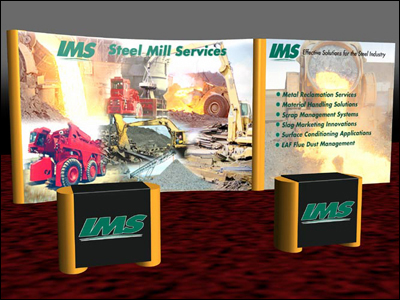 3D Model of IMS Trade Show Booth